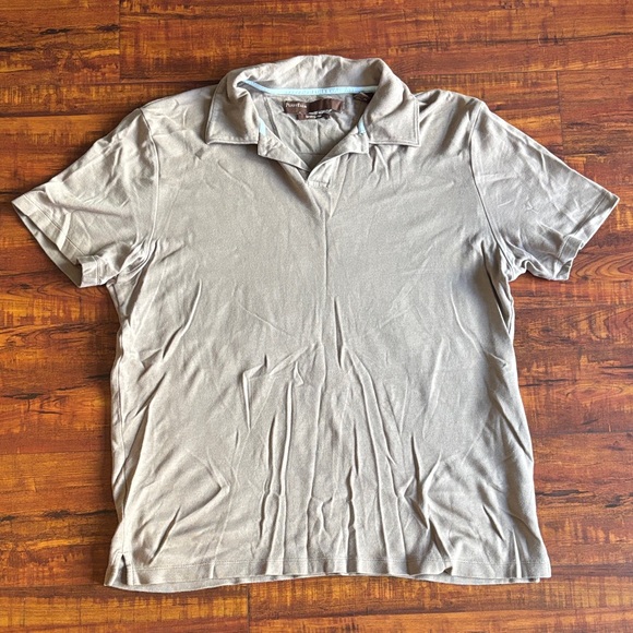 Perry Ellis Tan Polo Shirt - Picture 1 of 3